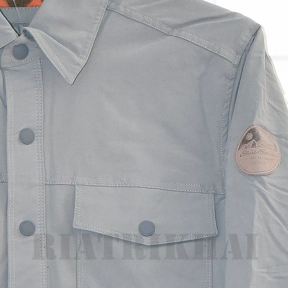 GRAY NWT Eddie Bauer Men’s Fleece Lined Jacket - Picture 6 of 11